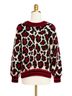 Mother Leopard Print Red Black White Pullover Sweater Size XS - photo 2