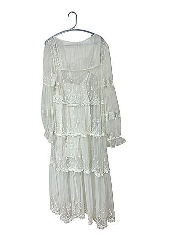 Free People Stevie Mesh Embroidered  Cocktail Dress (view 2)