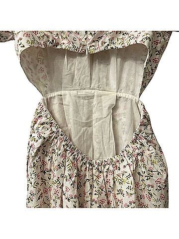 J.Crew Side-Cutout Poplin Meadow Floral Casual Dress (view 2)