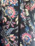 Roan + Ryan Floral Orange Short Sleeve Blouse Size XS - photo 3
