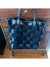 Zara Solid Black Tote One size - photo 7