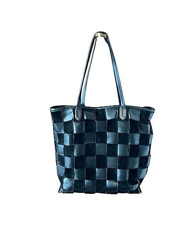Zara Woven leather extra large tote Tote (view 2)