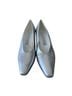 Via Spiga 100% Leather Silver Heels Size 7 1/2 - photo 1