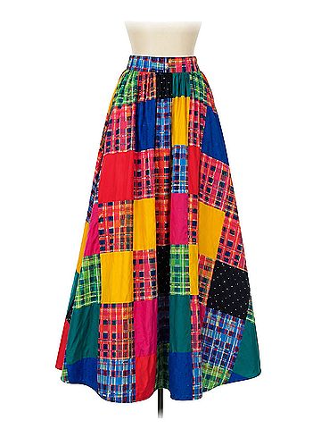 Maeve Patchwork Maxi Skirt Casual Skirt (view 1)