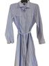Talbots Stripes Blue Casual Dress Size 10 (petite) - photo 2