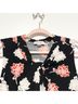Calvin Klein Floral Black Red White Sleeveless Blouse Size S - photo 5