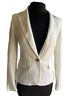MNG 100% Linen White Blazer Size 4 - photo 1