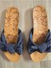 Blowfish Malibu Floral Blue Tan Sandals Size 7 - photo 4