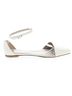 Attilio Giusti Leombruni 100% Leather White Flats Size EU 37 - photo 3
