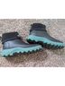 Hunter Black Teal Rain Boots Size 10 - photo 5