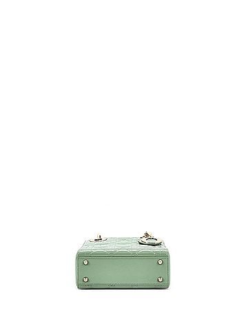 Christian Dior Lady Dior Chain Bag Cannage Quilt Patent Mini (view 2)