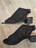 American Eagle Shoes Graphic Black Wedges Size 6 1/2 - photo 5