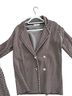 Mango Checkered-gingham Burgundy White Blazer Size XS - photo 2