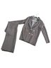 Mango Checkered-gingham Burgundy White Blazer Size XS - photo 1