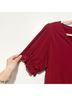 Torrid Solid Red Short Sleeve Blouse Size L - photo 4