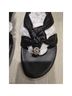 Brighton 100% Leather Black Silver Sandals Size 7 - photo 5