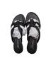 Brighton 100% Leather Black Silver Sandals Size 7 - photo 2