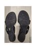 Brighton 100% Leather Black Silver Sandals Size 7 - photo 6