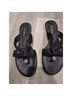 Brighton 100% Leather Black Silver Sandals Size 7 - photo 4