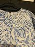 123 Floral Blue White T-Shirt One size - photo 4