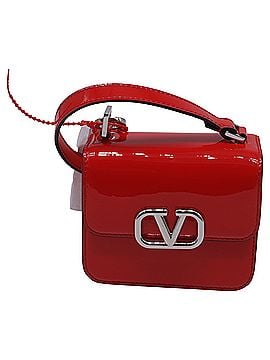 Mario Valentino  Valentino Garavani Micro VSling Shoulder Bag in Red Patent Leather (view 1)