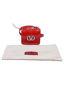 Mario Valentino  Valentino Garavani Micro VSling Shoulder Bag in Red Patent Leather (view 2)