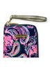 Lilly Pulitzer Floral Blue Pink Wristlet One size - photo 5