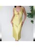 grey BANDIT Yellow Casual Dress Size S - photo 4