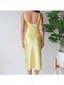 grey BANDIT Yellow Casual Dress Size S - photo 8