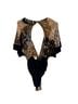 FARM Rio 100% Viscose 91% Viscose 9% Elastane Floral Brown Bodysuit Size M - photo 2