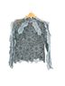 Self-Portrait 100% Polyester Floral Blue Long Sleeve Blouse Size 0 - photo 1