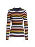 Halogen X Atlantic-Pacific Stripes Orange Blue Pullover Sweater Size XS - photo 1