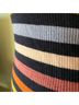 Halogen X Atlantic-Pacific Stripes Orange Blue Pullover Sweater Size XS - photo 8