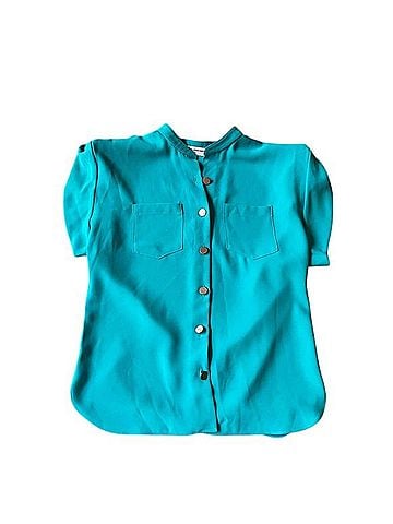 Amanda Uprichard Short Sleeve Blouse (view 1)