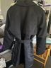 Ellen Tracy Black Trenchcoat Size L - photo 7