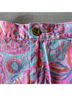 Lilly Pulitzer 100% Cotton Print Pink Blue Shorts Size 8 - photo 3