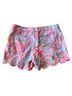 Lilly Pulitzer 100% Cotton Print Pink Blue Shorts Size 8 - photo 2