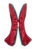 Tieks 100% Patent Leather Red Flats Size 6 - photo 4