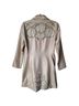 Biya 100% Silk Tan Jacket Size M - photo 2