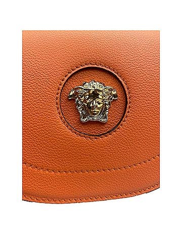 Versace Women's Half-Moon La Medusa Vitello Leather Crossbody Handbag (view 2)