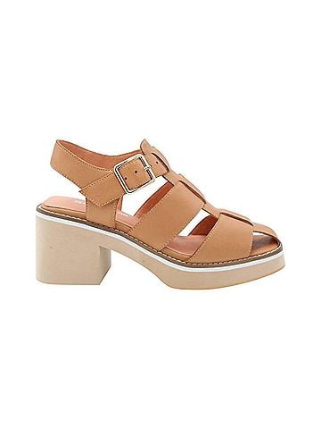Django & Juliette Women's Jear Leather Platform Sandals (view 2)