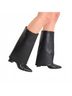 Bianco Black Women's Maralyn Foldover Boots Size EU 41 - photo 5