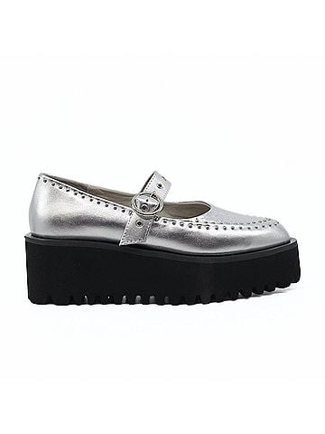 All Black Women's Pin Stud Mary Jane Shoes (view 1)