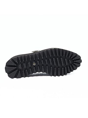 All Black Women's Pin Stud Mary Jane Shoes (view 2)