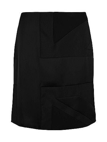 Burberry Women's Intarsia Draped Skirt (view 1)