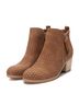 XTI Brown Women's Perforated Ankle Boots Size 7 - photo 4
