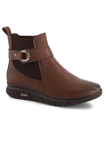 Andrea Women's Leather Ultra Comfort Booties (view 2)