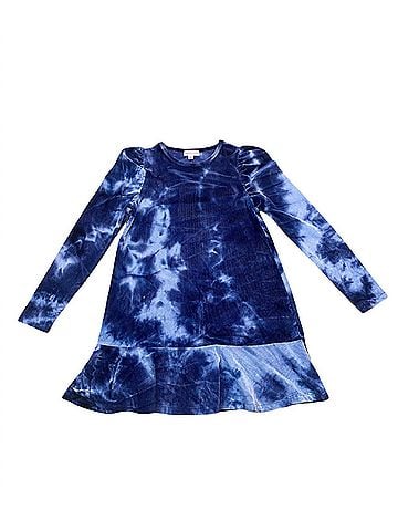 Design History Girls Tie Dye Velour Dress (view 1)