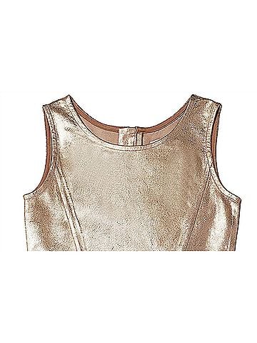 Mia Girl's Foiled Asymmetrical Dress (view 2)