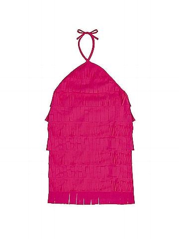 Mia Fringe Halter Dress (view 1)